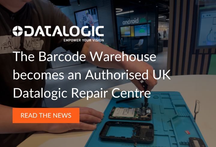 The Barcode Warehouse becomes an Authorised UK Datalogic Repair Centre