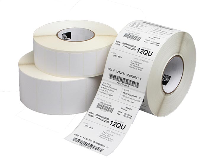 Zebra Printer Label | Self Adhesive Sticky Labels | The Barcode Warehouse UK