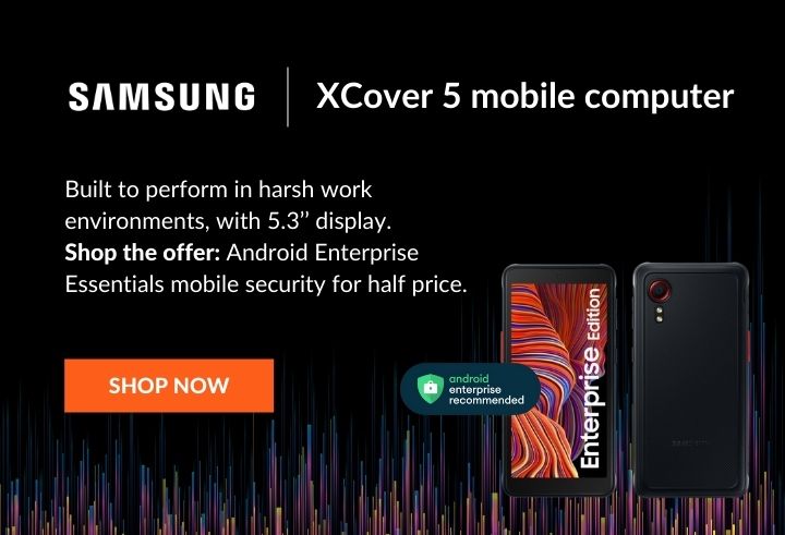 Samsung XCover 5 with Android Enterprise Essentials offer