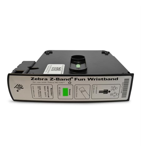 Zebra Z-Band Fun HC100/ZD510-HC Cartridges, 25.4 x 254mm, Green