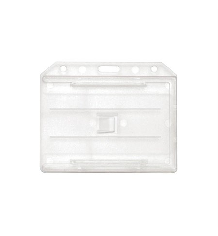 Multi rigid badge holders, Multi card open face, Frosted, 50 Per Pack