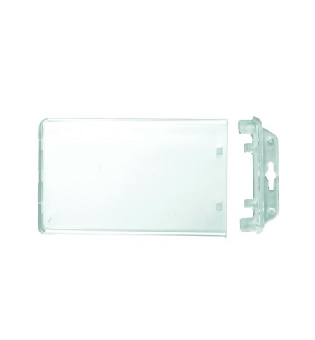 Extra-safety card holder, Perma-lock card holder, Clear, 100 Per Pack