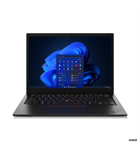 Lenovo ThinkPad L13 Gen 3 (AMD) 5675U Notebook 33.8 cm (13.3) WUXGA AMD Ryzen™ 5 PRO 8 GB DDR4-SDRAM 256 GB SSD Wi-Fi 6E (802.11ax) Windows 11 Pro Black