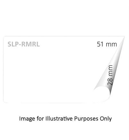 Seiko 42100637 - SLP-RMRL, Multi Purpose Labels removable, 28 x 51mm, 220 labels/roll
