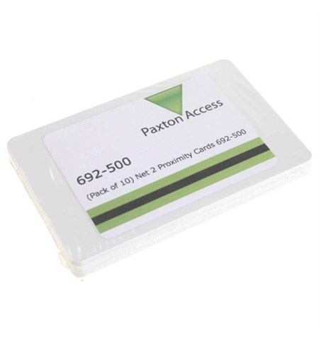 Paxton 692-500 - Net2 Proximity ISO Cards, Pack of 10