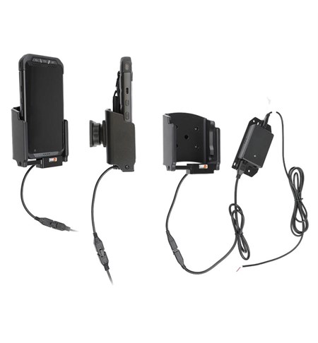Active holder, tilt swivel for Point Mobile PM85, fixed install - for std battery
