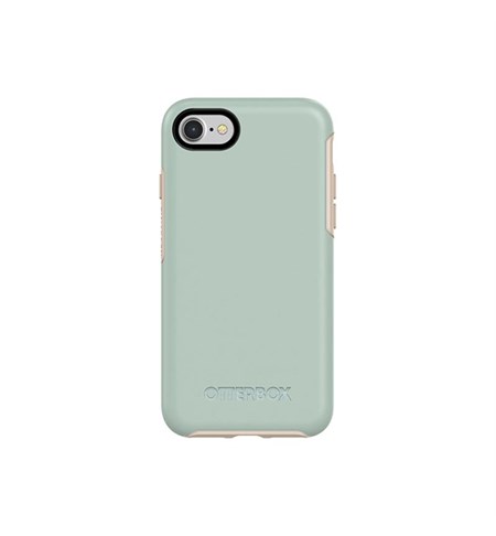 Symmetry Case - iphone 8, Beige/Turquoise