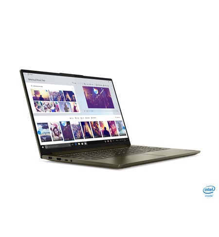Lenovo Yoga Creator 7i i7-10750H Notebook 39.6 cm (15.6) Full HD Intel® Core™ i7 16 GB DDR4-SDRAM 512 GB SSD NVIDIA® GeForce® GTX 1650 Wi-Fi 6 (802.11ax) Windows 10 Home Green, Metallic