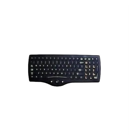 Windows Laptop Style 95 key rugged keyboard with integrated 2 button mouse, USB Interface
