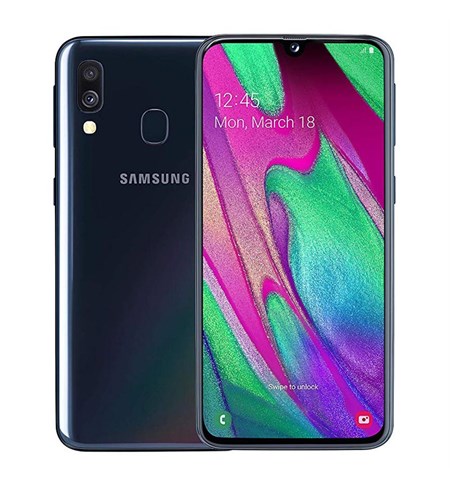 Galaxy A40 - Enterprise Smartphone, Android 9, Black