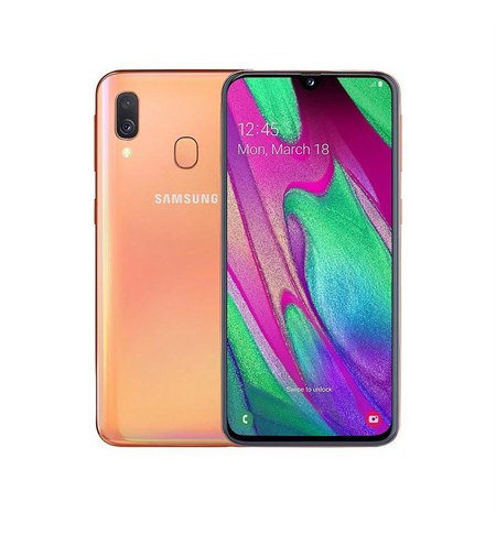 Galaxy A40 - Smartphone, Android 9, Coral Orange