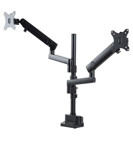 Desk Mount Dual Monitor Arm - Full Motion Monitor Mount for 2x VESA Displays up to 32