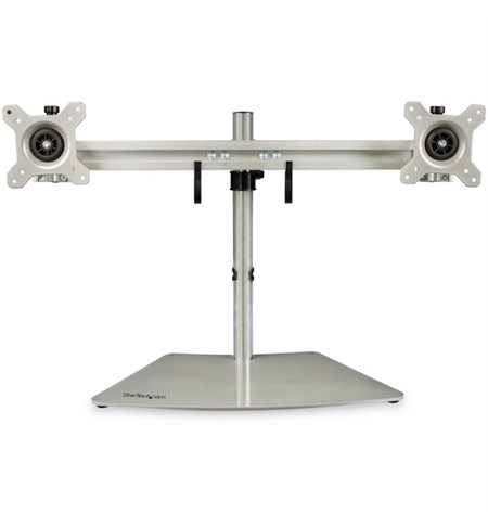 Dual Monitor Stand - Ergonomic Free Standing Dual Monitor Desktop Stand for two 24