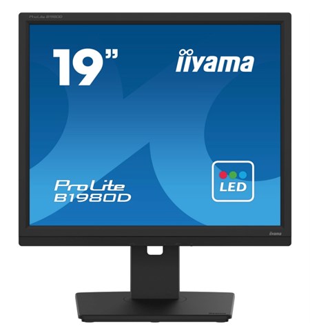 Iiyama ProLite B1980D-B5 Computer Monitor, 19 Inch, SXGA, Black