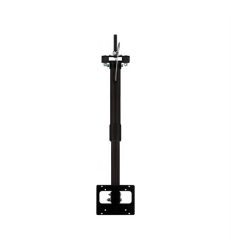 Zebra Adjustable Ceiling Mounting Pole, Black (18 Inch to 32 Inch) BR-000238-01