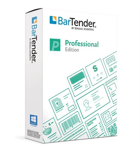 BarTender 2022 Barcode & Label Making Software - Professional Edition