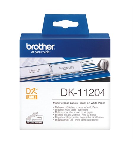 DK11204 - Brother Multipurpose Label (17mm x 54mm)