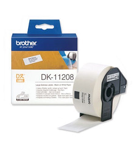 DK11208 - Brother Large Address Label (38mm x 90mm)