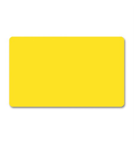 C4101 - Plastic Cards, Yellow (100 Cards)
