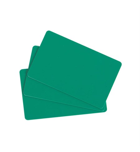 C4401 - Plastic Cards, Green (100 Cards)