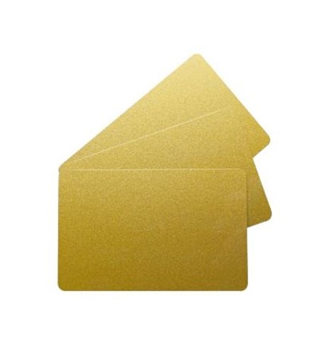 C4601 Gold Metallic PVC Cards (Pack of 100)