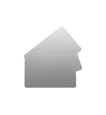 Evolis Silver Blank PVC Cards C4701