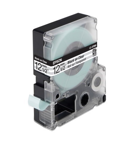 Epson Label Cartridge Transparent LC-4TBN9 Black / Transparent 12mm (9m)