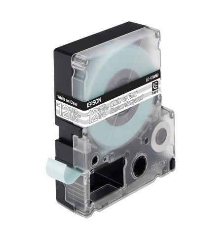 Epson Label Cartridge Transparent LC-4TWN9 Transparent White / transparent 12mm (9m)