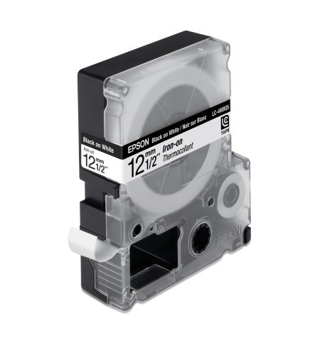 Epson Label Cartridge Iron On LC-4WBQ5 Black / White 12mm (5m)