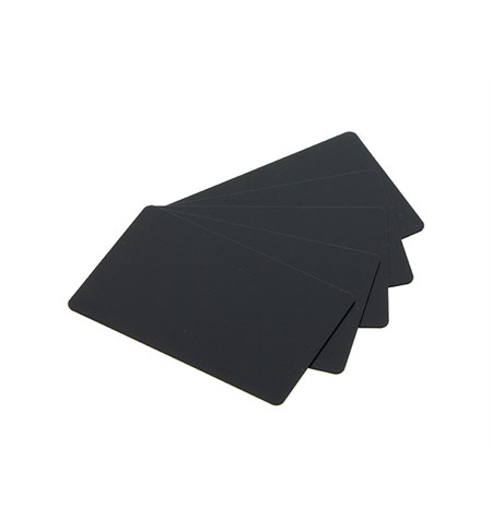C8001 Evolis PVC-U Matt Black Cards. ISEGA Food Standard Compliant. Ideal For Price Tags (Box of 500)
