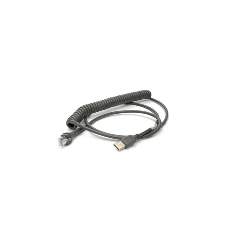 CAB-441 - Cable, USB, External Power, Coiled, 8ft.