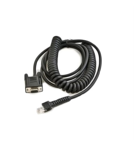 CAB-456 - Cable, RS-232, 9P, Male, Coiled, 3.6 m