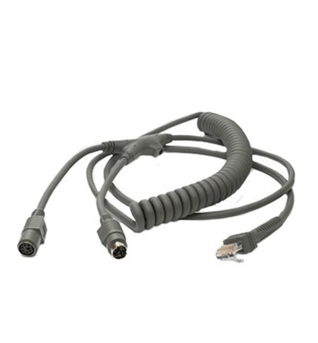 CBA-K02-C09PAR - 9ft Coiled Keyboard Wedge Cable