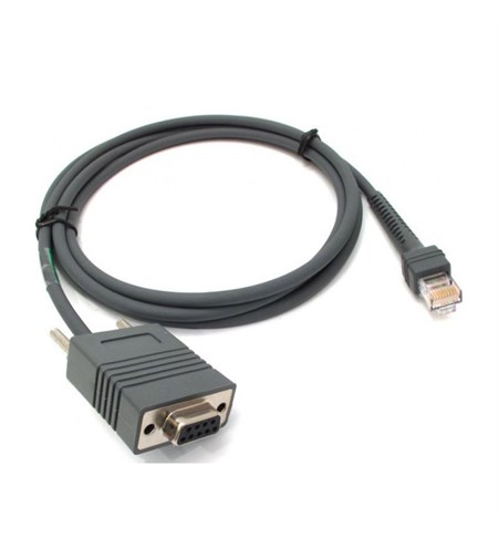 CBA-R01-S07PBR - 7ft (2m) Straight RS232 Cable, DB9 Female Connector