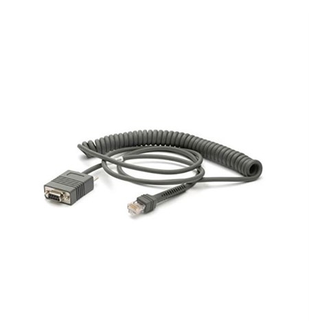 CBA-R03-C12PAR - 12ft Coiled RS232 DB9 Female Connector Cable