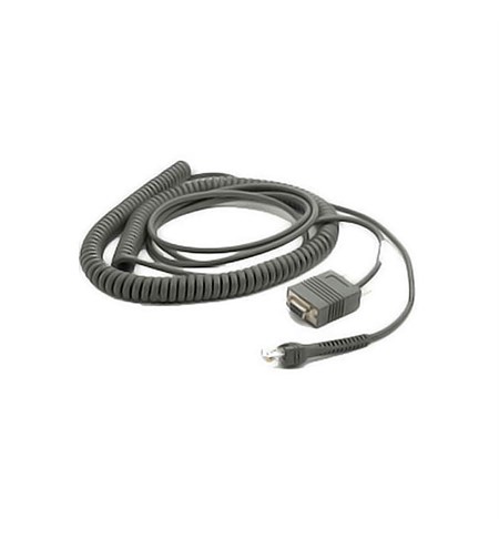 CBA-R06-C20PAR - 20ft Coiled RS232 DB9 Female Connector Cable