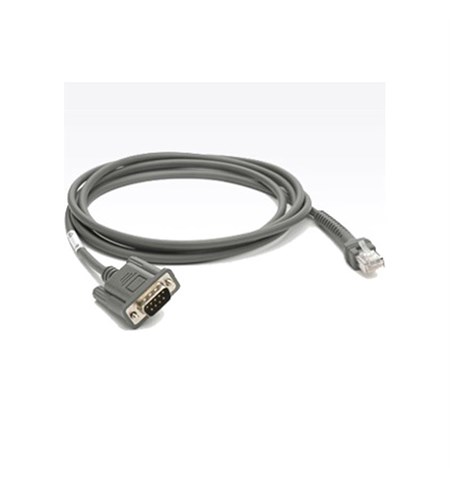 CBA-R51-S16ZAR - Zebra MP6000 16ft RS232 Cable (DB9 Male)