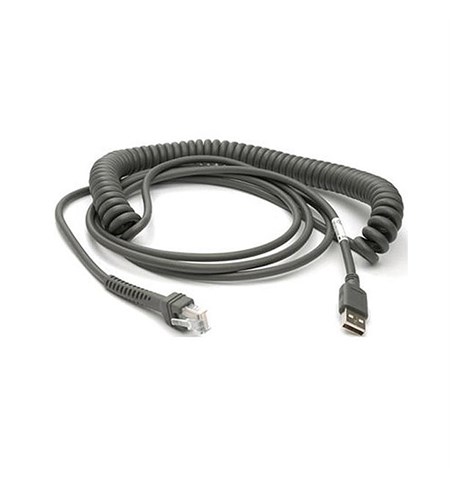 CBA-U29-C15ZBR - Cable, Shielded USB: Series A connector, 15ft. (4.6m), coiled