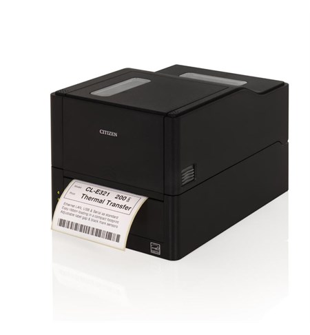 CL-E321 Label Printer (LAN/ USB/ Serial/BC Cutter/ Black)