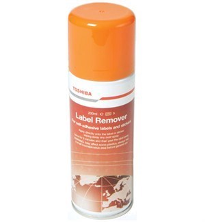 CL-LAB200ML - Toshiba Label Remover 200ml spray (pack of 12 cans)