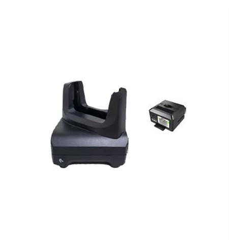 TC21/TC26 Single Slot Charge and Communication Cradle, support terminal and terminal with trigger handle, power supply, DC cable and AC line cord sold separately