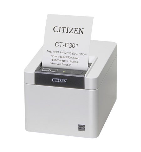 CT-E301 POS Printer - USB, RS232, Ethernet, White