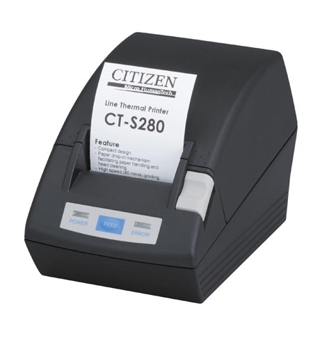 CT-S280 Receipt Printer - Serial, Black