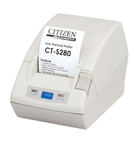 CT-S280 Receipt Printer - Serial, White