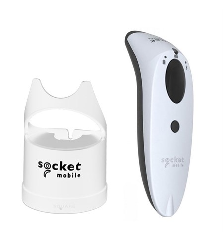 SocketScan S760 Barcode Scanner w/ White Charging Dock, White