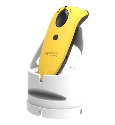 SocketScan S740 1D/2D Scanner w/ White Dock - Yellow