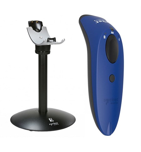 SocketScan S760 Barcode Scanner w/ Charging Stand, Blue