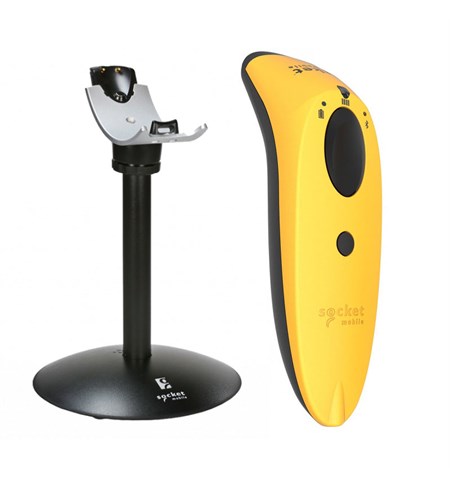 SocketScan S760 Barcode Scanner w/ Charging Stand, Yellow