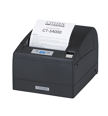 CT-S4000 Receipt Printer - USB, RS232, Cutter, Black