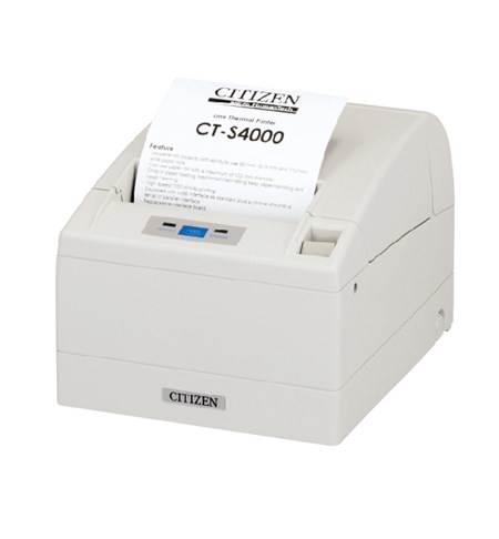 CT-S4000 - Label, Serial, USB, Ivory White